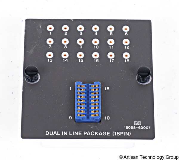 Agilent / HP 16058-60007 Socket Board for 18-Pin Dual-In-Line Socket