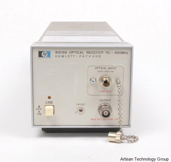 Agilent / HP 81519A Optical Receiver