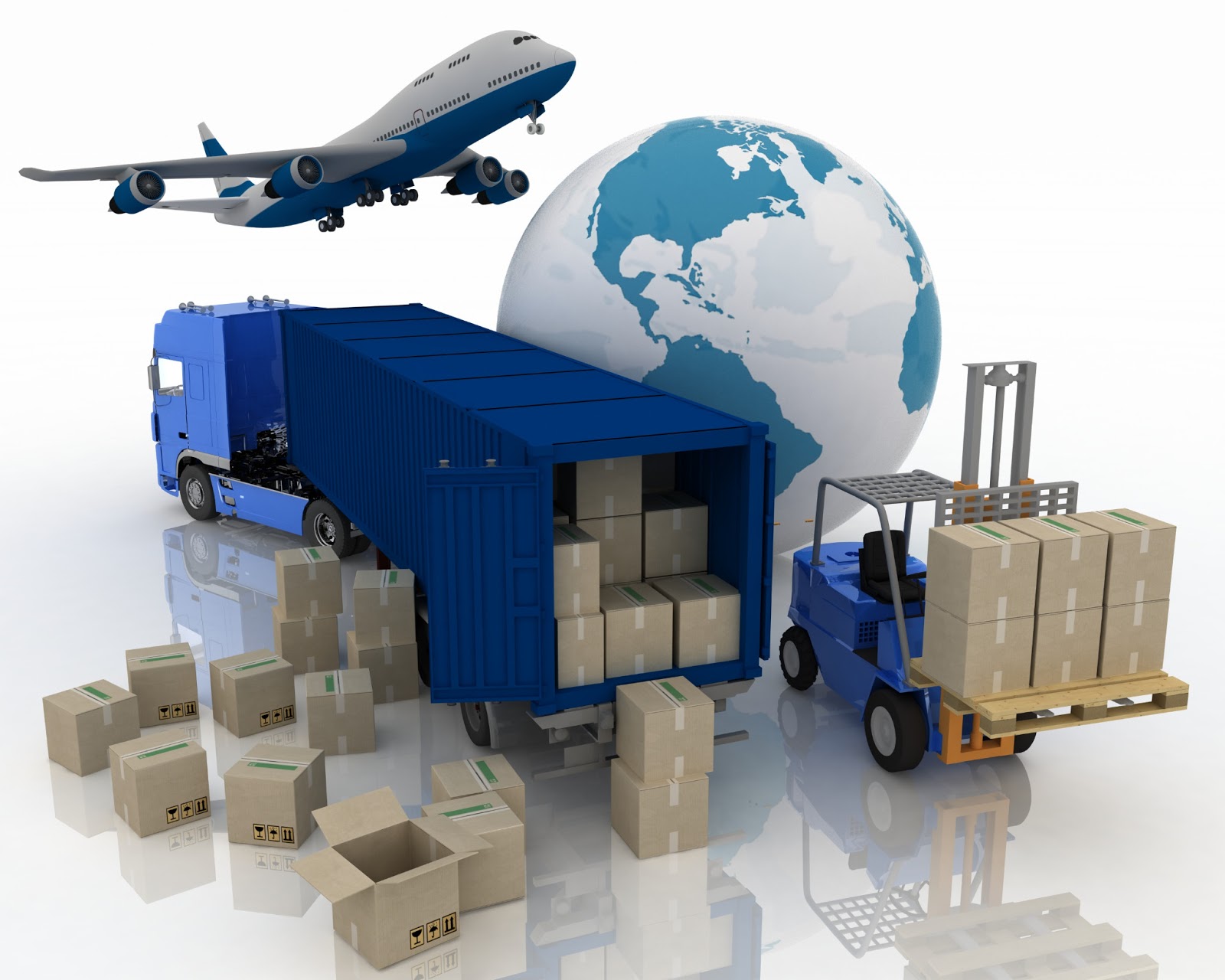 Picture of a cardboard box being shipped