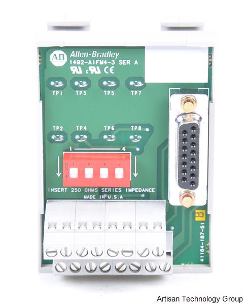 Allen-Bradley 1492-AIFM4-3 4-Channel Feed-Through Analog Interface Module