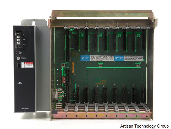 Allen-Bradley 1771-A2B 8-Slot I/O Chassis w/ 1771-P7/D Power Supply
