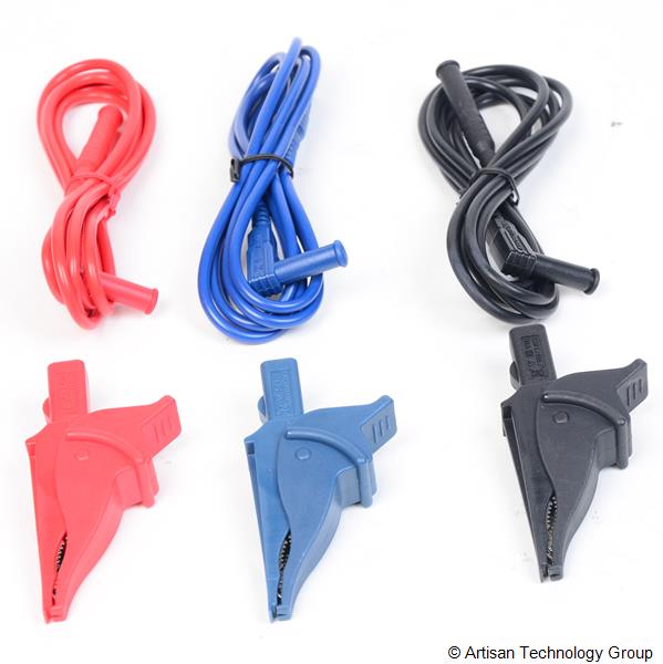 AEMC 2119.55 Set of 3 Color Coded Leads with Clips