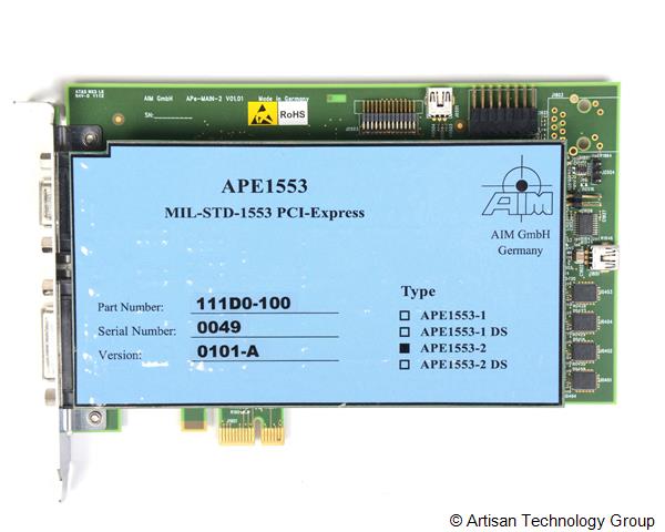 AIM APE1553-2 (Dual Stream, Dual Redundant, MIL-STD-1553A/B Test