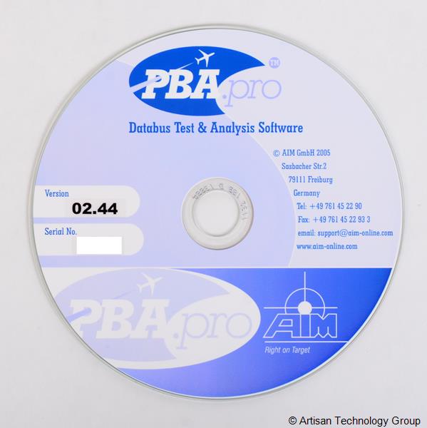 AIM PBA.pro Databus Test and Analysis Software