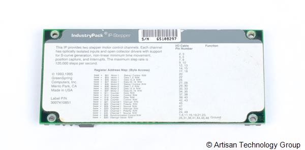 Greenspring IP-Stepper Dual Stepper Motor IndusrtyPack Module