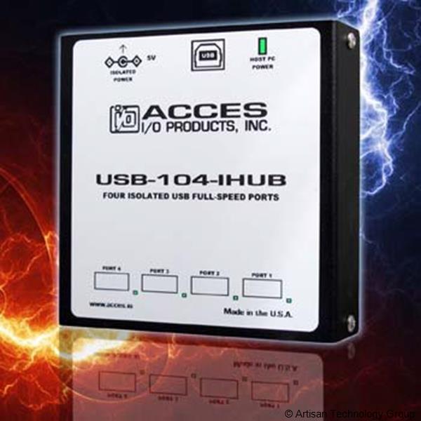 Acces USB-104-IHUB Four Rugged Isolated USB Ports Module