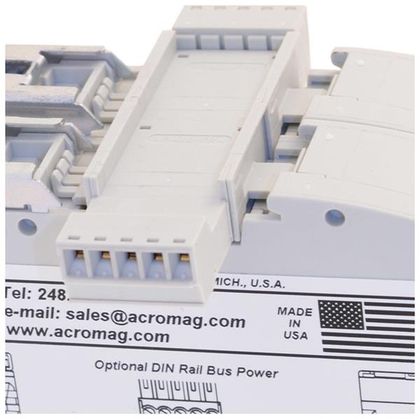 Acromag XT Bus DIN Rail Bus Power Connector