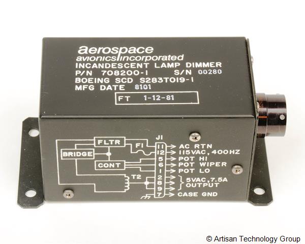 Aerospace Avionics 708200-1 Incandescent Lamp Dimmer