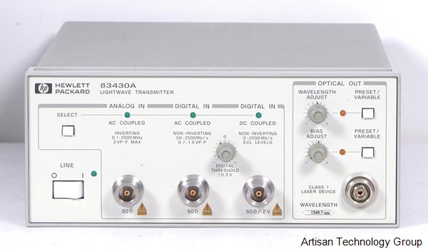 HP 83430A Lightwave Digital Source