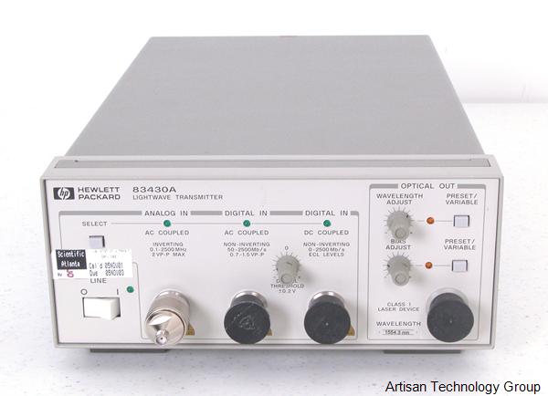 HP 83430A Lightwave Digital Source