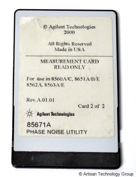 Agilent 85671A Phase Noise Measurements Utility