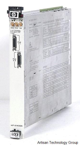 HP E1432A 8-Channel 51.2 kSa/s Digitizer Plus DSP (w/ Options 1D4, 1DE and UGV)