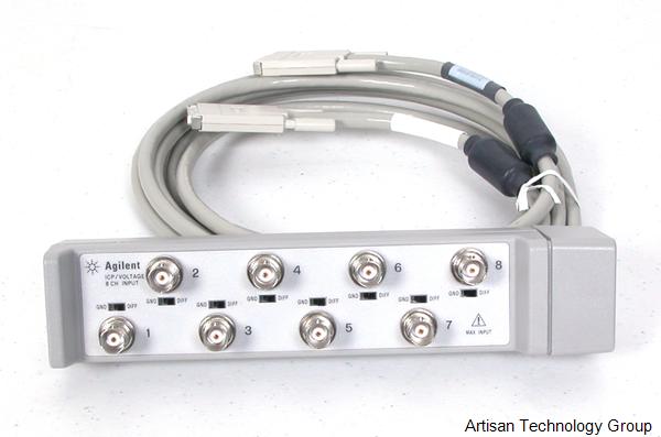 HP E1432-61600 / E3240A 8-Channel Voltage Breakout Box with IEPE Power Supply