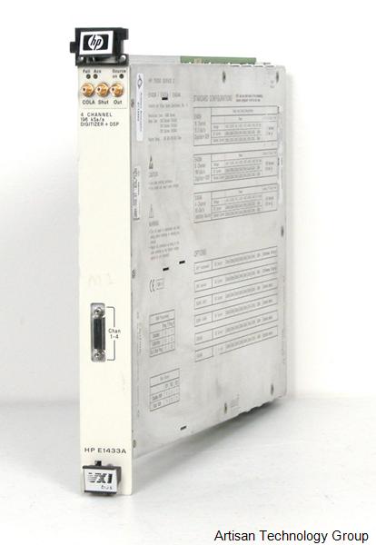 HP E1433A 4-Channel 196 kSa/s Digitizer Plus DSP (w/ Option 1DL)