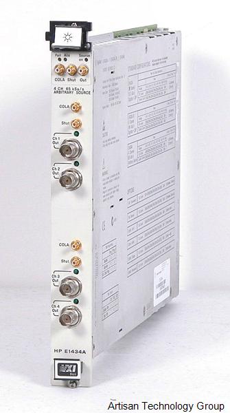 HP E1434A 4-Channel 65 kSa/sec Arbitrary Source (w/ Options ANC, UGV)