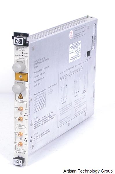 HP E1661A SONET/SDH Optical I/F 52/155 Mb/s VXI module