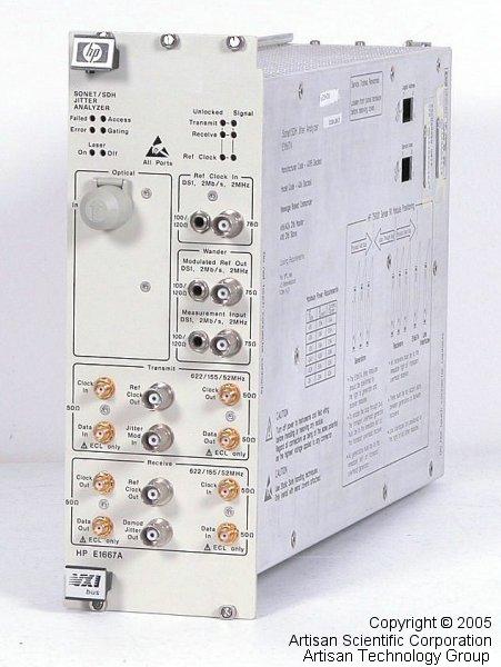 HP E1667A Sonet/SDH Jitter Analyzer