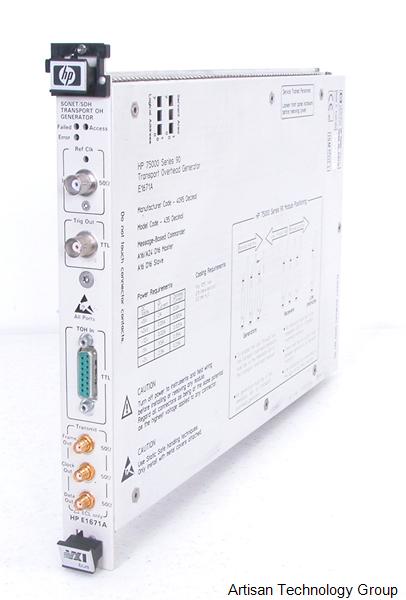 HP E1671A SONET/SDH Transport Overhead Generator
