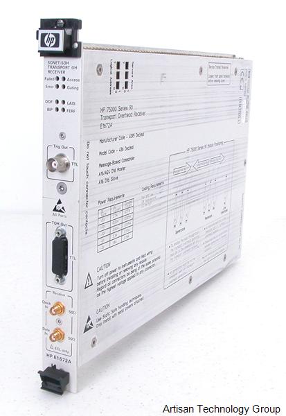 HP E1672A SONET/SDH Transport Overhead Receiver