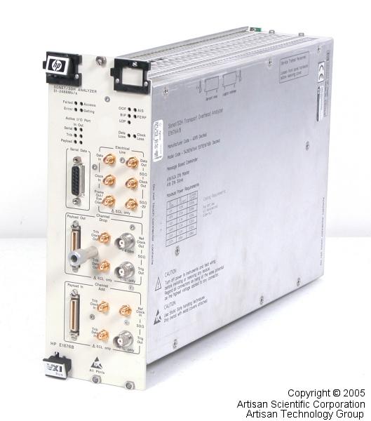 HP E1676B 51-2488 Mb/s SONET/SDH Analyzer