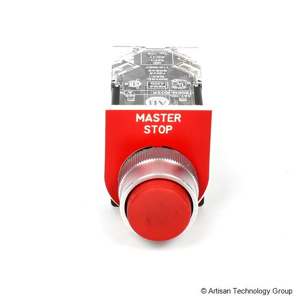 Allen-Bradley 800MR-B6 Momentary Contact Push Button, Non-Illuminated, IEC Oiltight Operators