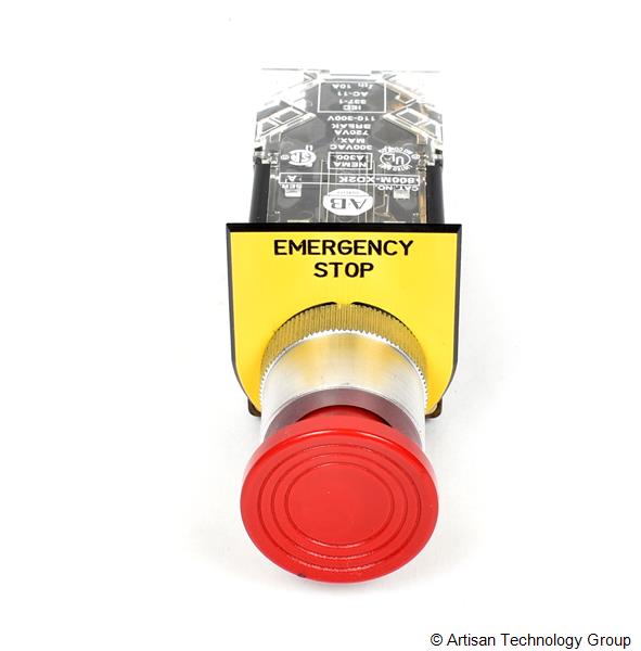 Allen-Bradley 800MR-D6 Momentary Contact Push Button, Non-Illuminated, IEC Oiltight Operators