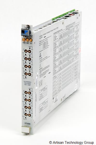 VXI Technology VT1436-1D4 16-Channel 102.4 kSa/s 24-Bit Digitizer Plus DSP with Built-In IEPE Conditioning