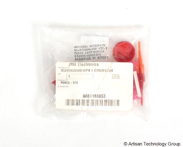 Amphenol Aerospace D38999/20WD18PN MIL-DTL-38999 Series III TV Tri-Start Connector Kit