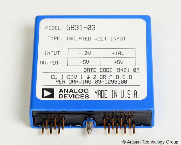 5B31-03 Analog Devices (High Performance Plug-In Signal Conditioner Module) | ArtisanTG™