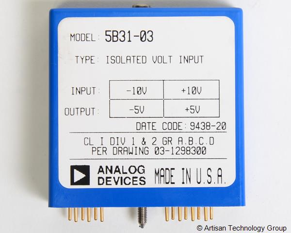 5B31-03 Analog Devices (High Performance Plug-In Signal Conditioner Module) | ArtisanTG™