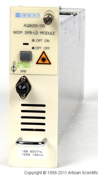 Ando AQ8201-110 WDM DFB-LD Module Light Source, 1589.266 nm