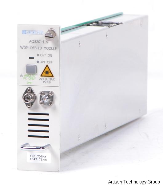 Ando AQ8201-11A WDM DFB-LD Module Light Source for PM Fiber, 1547.72 nm