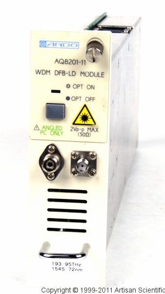 Ando AQ8201-11 WDM DFB-LD Module Light Source, 1545.685 nm