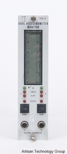 Bently Nevada 3300/25-01-03-03-00-00-01-00 Dual Accelerometer Monitor