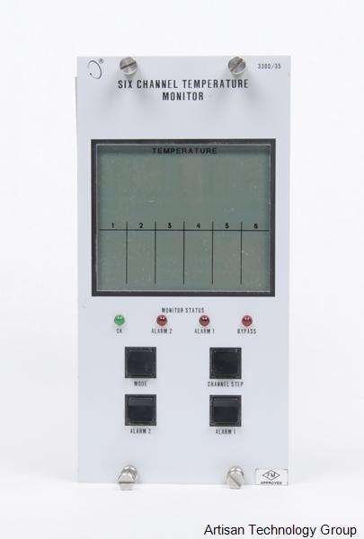 GE 3300/35-13-02-02-03-00 Six-Channel Temperature Monitor
