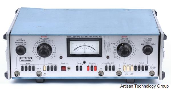 Bradley Electronics 192 Oscilloscope Calibrator