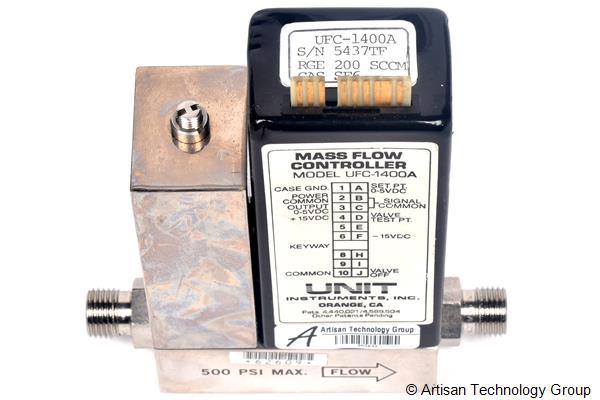 Unit Instruments UFC-1400A Sulfur Hexafluoride, 200 SCCM, Mass Flow Controller