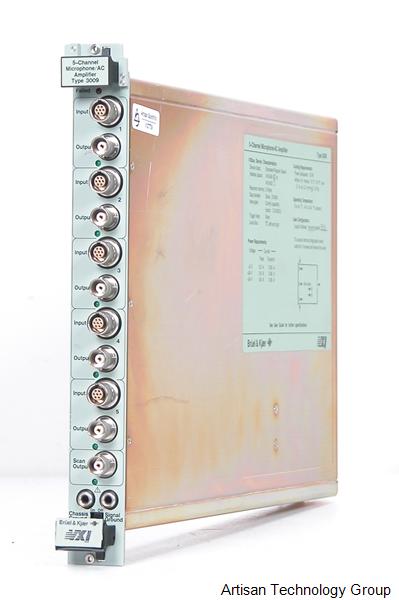 Bruel & Kjaer 3009 5-Channel Microphone / AC Amplifier