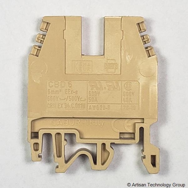 Cabur CBD.6 Screw-Clamp Feed-Through Terminal Block
