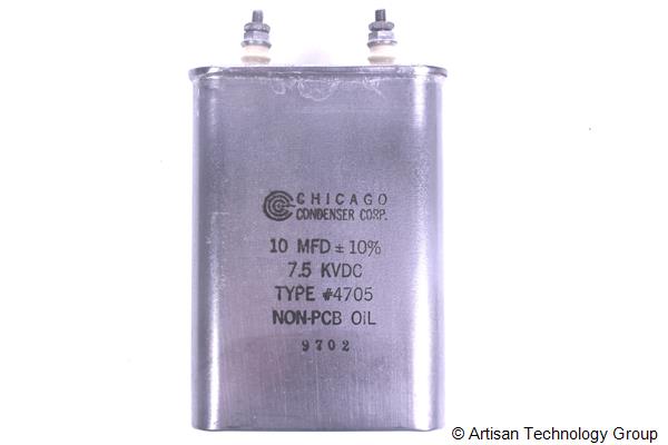 Chicago Condenser Corporation 4705 Oil Capacitor