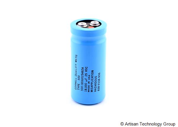 Cornell-Dubilier 500183U025AB2A Long Life, High Capacitance Screw Terminal Capacitor