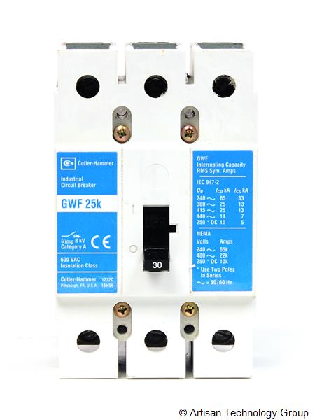 Cutler-Hammer GWF 25k Moulded Case Circuit Breaker
