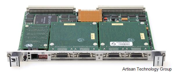 Cyclone Microsystems CVME-965 Single Board Computer w/ Two SQ21 Dual RS-422 Serial Port Modules