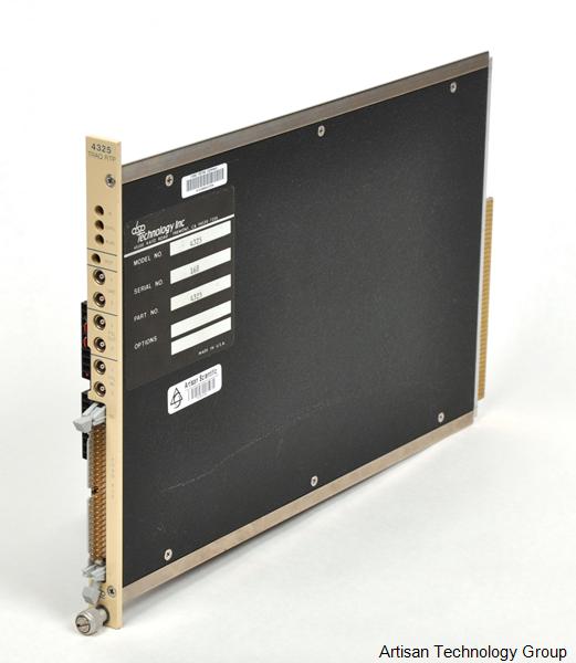 DSP Technology 4325 TRAQ P Digital Signal Processing Module and Firmware CAMAC Module