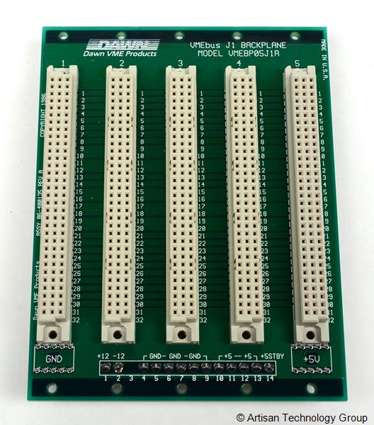 Dawn VME VMEBP05J1R 5-Slot Monolithic VMEbus Backplane