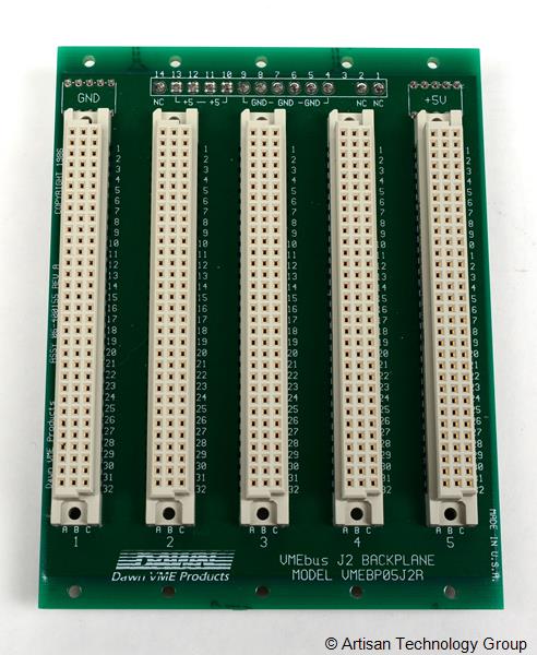 Dawn VME VMEBP05J2R 5-Slot Monolithic VMEbus Backplane