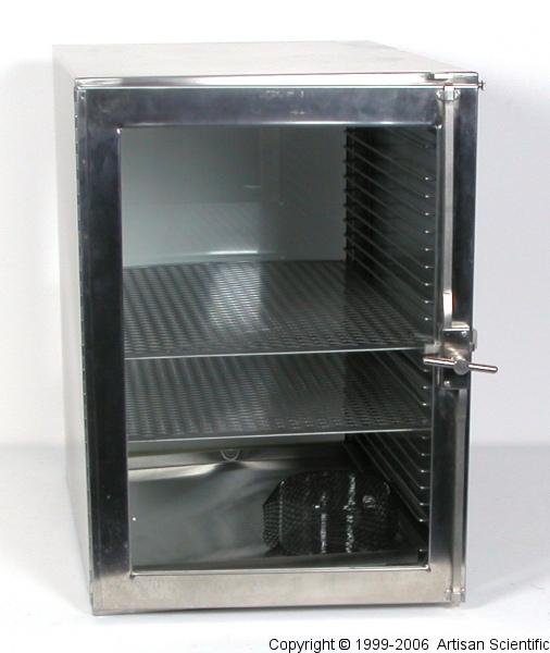   Stainless Steel Desiccator w/Glass Front and Back
