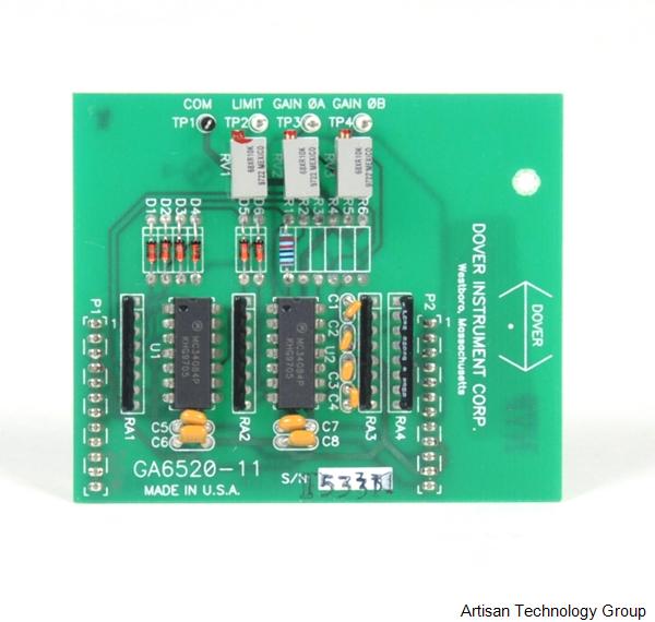 Dover Instrument GA6520-11 Servo Amplifier Daughter Board