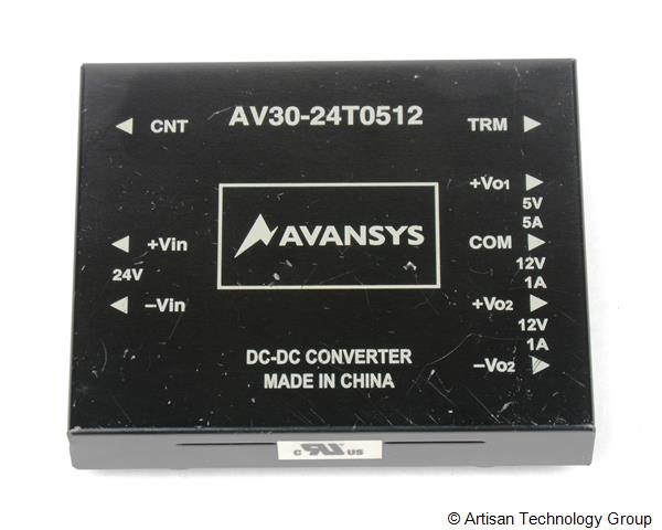 Avansys AV30-24T0512 Triple Output DC-DC Converter