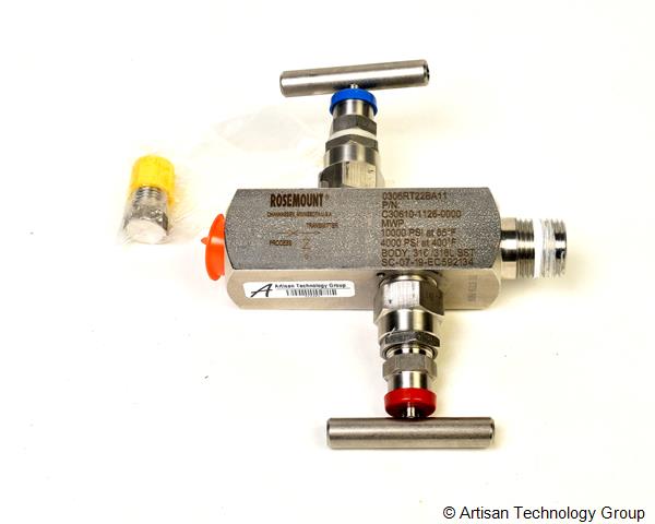 Rosemount Analytical 0306RT22BA11 In-Line Style Manifold